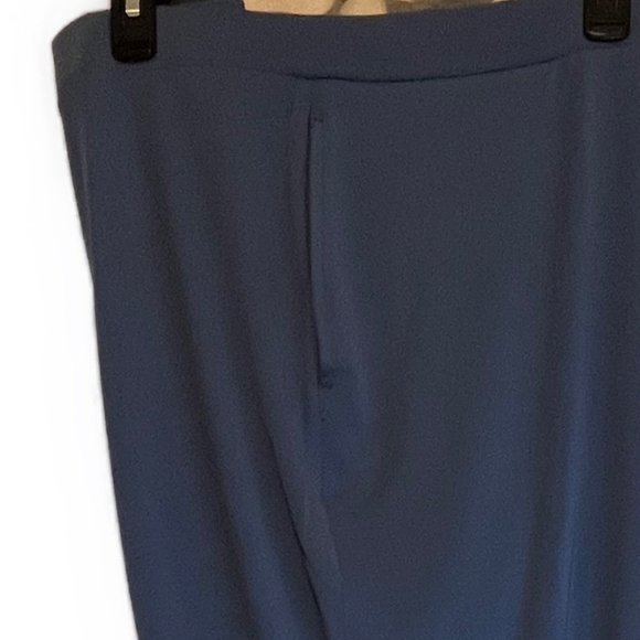 Susan Graver blue Capri Dress Pants with Ties at Bottom NWOT SZ 2XP - Picture 3 of 6